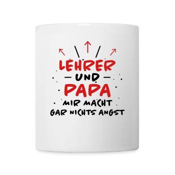 Lehrer Spruch Unterricht Lustiges Lehrer Geschenk - Tasse - Weiß - Vorne