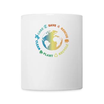 Environmental Protection, Nature Conservation, Ocean Protector, Planet - Mug - white - Front