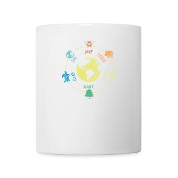 Environmental Protection, Nature Conservation, Ocean Protector, Planet - Mug - white - Front