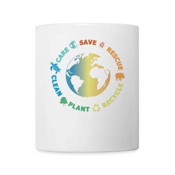 Environmental Protection, Nature Conservation, Ocean Protector, Planet - Mug - white - Front