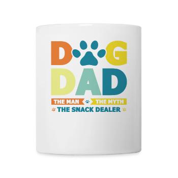 Vintage Dog Dad Dog Lover Animal Lovers Dog - Mug - white - Front