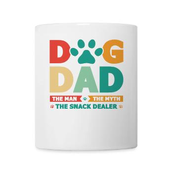 Vintage Dog Dad Dog Lover Animal Lovers Dog - Mug - white - Front