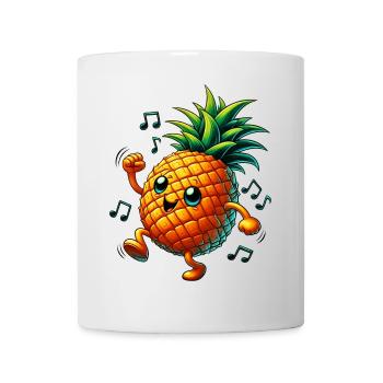 Pineapple Dances Music - Mug - white - Front