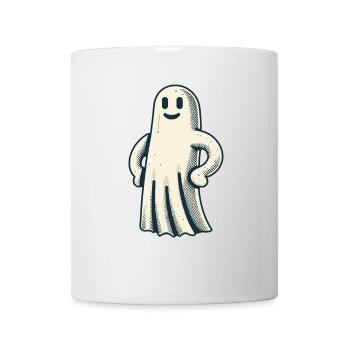 Lustiger Vintage Geist Retro Art Style Halloween - Tasse - Weiß - Vorne