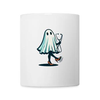 Funny Nurse Geriatric Nurse Ghost - Mug - white - Front
