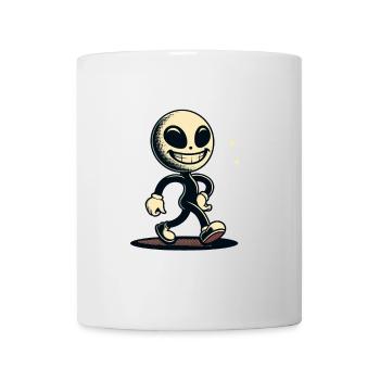 Retro Vintage Alien Halloween Costume Decoration - Mug - white - Front