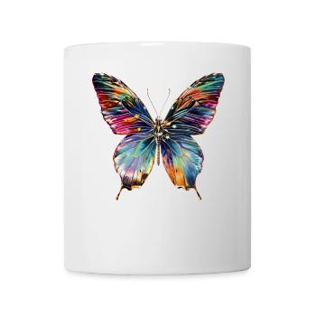 Butterfly Wings Colorful Butterfly Butterflies - Mug - white - Front