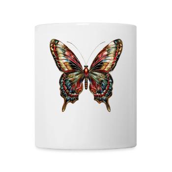 Butterfly Wings Colorful Butterfly Butterflies - Mug - white - Front