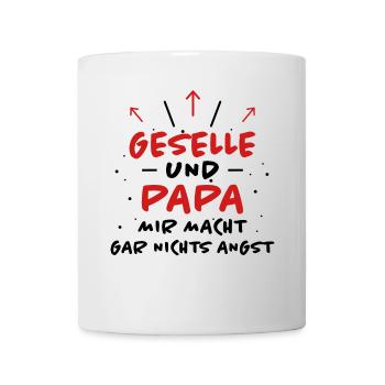 Geselle Spruch Lustiges Gesellenprüfung Geschenk - Tasse - Weiß - Vorne