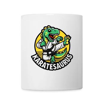 Karate Karate Fighter Martial Arts Karatesaurus - Mug - white - Front