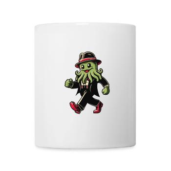 Funny Cthulhu Politician Dystopian Kraken - Mug - white - Front
