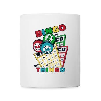 Bingo Is My Thingo Caller Daubers Professional - Mug - white - Front