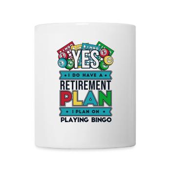 J’ai un plan de retraite qui appelle un professionnel - Mug blanc - blanc - Devant