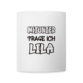 Sometimes I wear purple saying color purple - Mug - white - Front