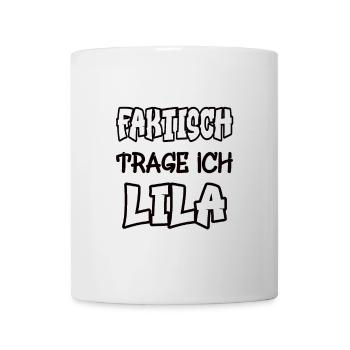 In fact, I wear purple saying color purple - Mug - white - Front