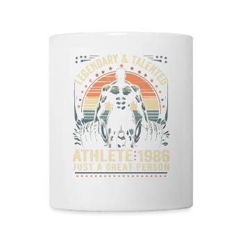 Vintage 1986 Fitness Cadeau D'anniversaire 1986 - Mug blanc - blanc - Devant