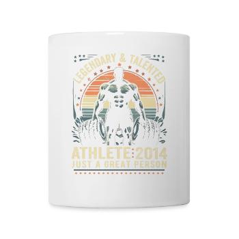 Vintage 2014 Fitness Cadeau D'anniversaire 2014 - Mug blanc - blanc - Devant