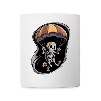 Squelette spécial avec parapluie et jour de l’Ascension - Mug blanc - blanc - Devant