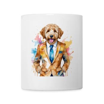 Costume Goldendoodle chien Animal Design Print - Mug blanc - blanc - Devant