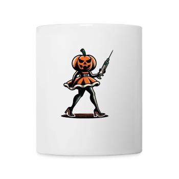 Funny pumpkin nurse geriatric nurse - Mug - white - Front