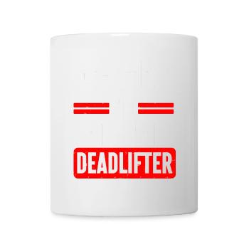 Jesus Ultimate Deadlifter Workout Christian Gym - Mug - white - Front