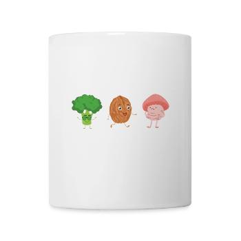 Wildpilz Und Mond Keine Zeit, Ich Suche - Tasse - Weiß - Vorne