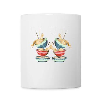 Propulsé par Ramen Anime Soupe Japonaise Cup Noodle - Mug blanc - blanc - Devant