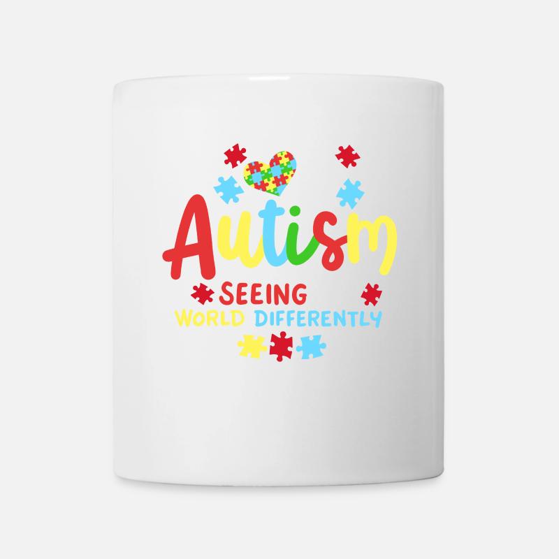 Autismus Bewusstsein autistische Kinder - Tasse - Weiß