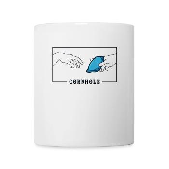 Michelangelo Kreation des Spiels Adam Cornhole - Tasse - Weiß - Vorne
