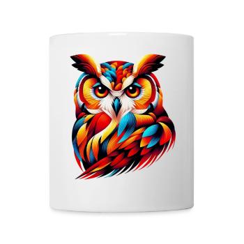Hibou - Mug blanc - blanc - Devant