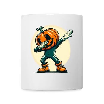 Dabbing Halloween Citrouille Drôle Dabbing Citrouille - Mug blanc - blanc - Devant