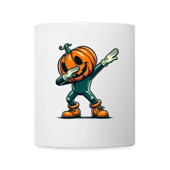 Dabbing Halloween Pumpkin Funny Dabbing Pumpkin - Mug - white - Front