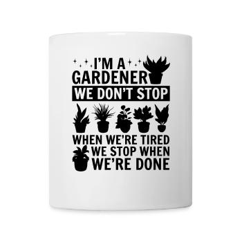 Je suis un jardinier Jardinage drôle - Mug blanc - blanc - Devant