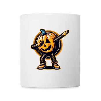 Dabbing Halloween Citrouille Drôle Dabbing Citrouille - Mug blanc - blanc - Devant