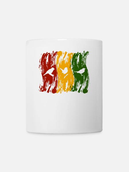 Rastafari Musik Vibes Only Rasta Jamaika Reggae - Tasse - Weiß