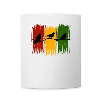 Rastafari Music Vibes Only Rasta Jamaica Reggae - Mug - white - Front