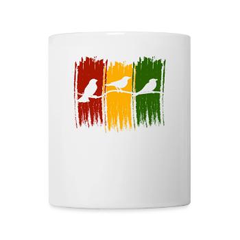 Rastafari Music Vibes Only Rasta Jamaica Reggae - Mug - white - Front
