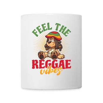 Rastafari Music Vibes Only Rasta Jamaica Reggae - Mug - white - Front