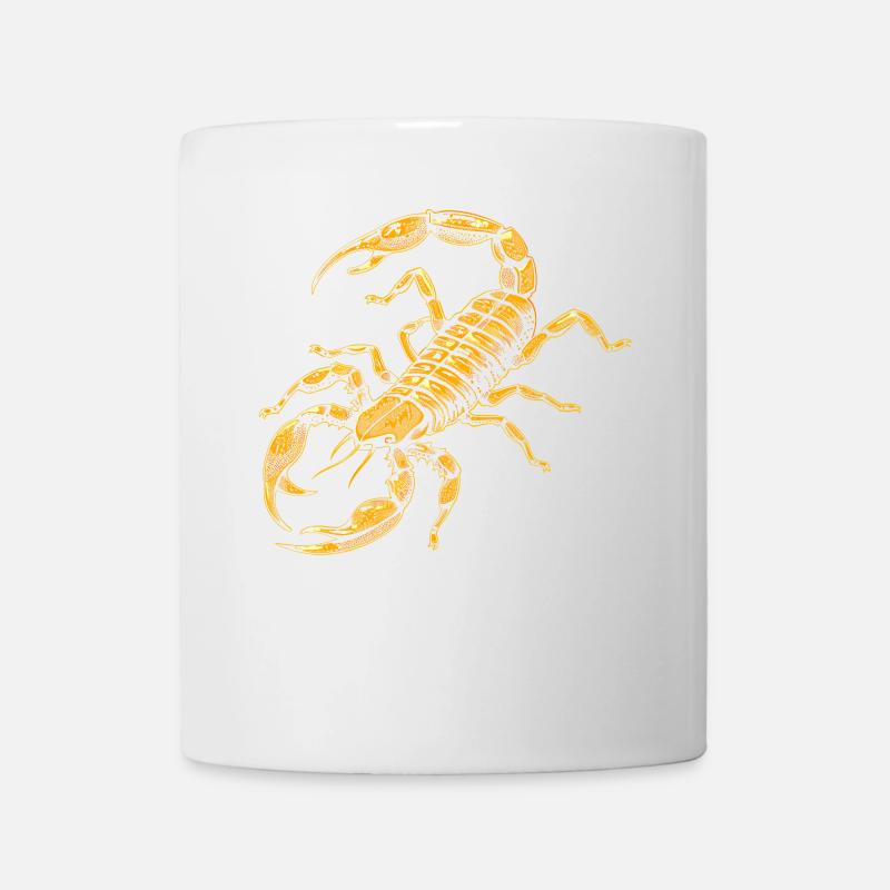 Scorpion Arachnides Scorpion Drôles de scorpions - Mug blanc - blanc