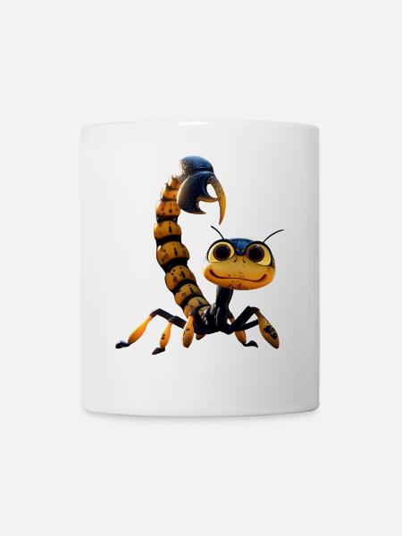 Scorpion Arachnides Scorpion Drôles de scorpions - Mug blanc - blanc