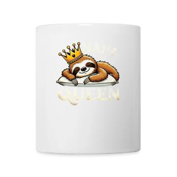 Détendez-vous avec notre Nap Queen Sloth - Mug blanc - blanc - Devant