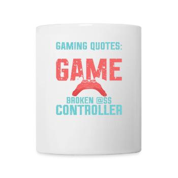 Capture the frustrations of gaming. - Mug - white - Front