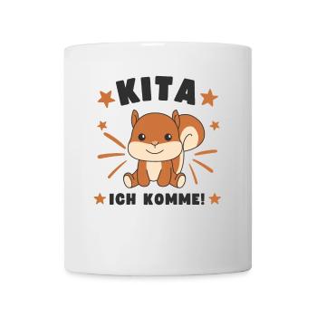 Kita j’arrive Kitakind - Mug blanc - blanc - Devant