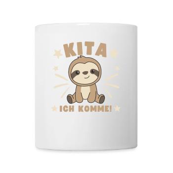 Kita j’arrive Kitakind - Mug blanc - blanc - Devant