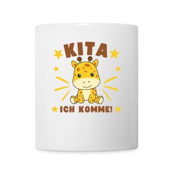 Kita j’arrive Kitakind - Mug blanc - blanc - Devant