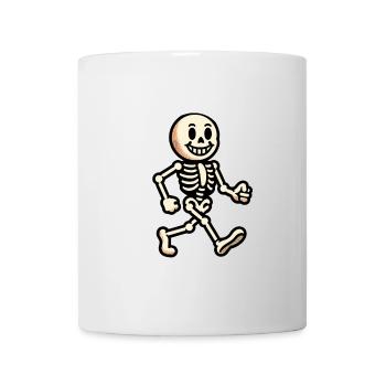 Retro Vintage Cartoon Halloween Kostüm Deko - Tasse - Weiß - Vorne