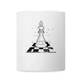 Chess Pieces Drawing - Mug - white - Front