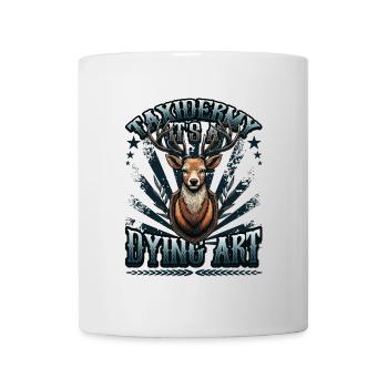 Taxidermy It's A Dying Art Hirschmotiv - Tasse - Weiß - Vorne