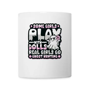 Les vraies filles partent à la chasse aux fantômes - Mug blanc - blanc - Devant