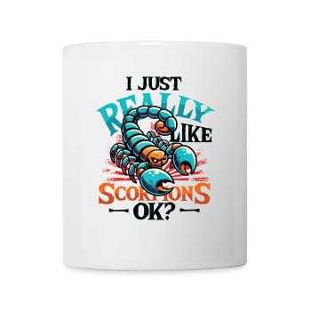 Ich Mag Einfach Skorpione - Tasse - Weiß - Vorne